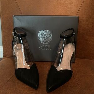 Vince Camuto VC-MAVERNA BLACK NET FABRIC